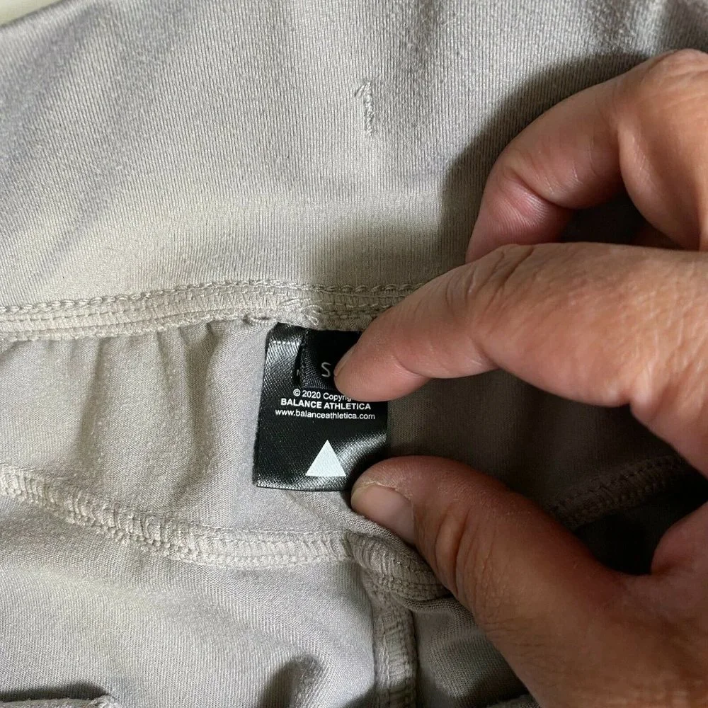 Balance Athletica Womens Gray Slash Pocket Regular Fit Jogger Pants Size Small - Picture 9 of 10